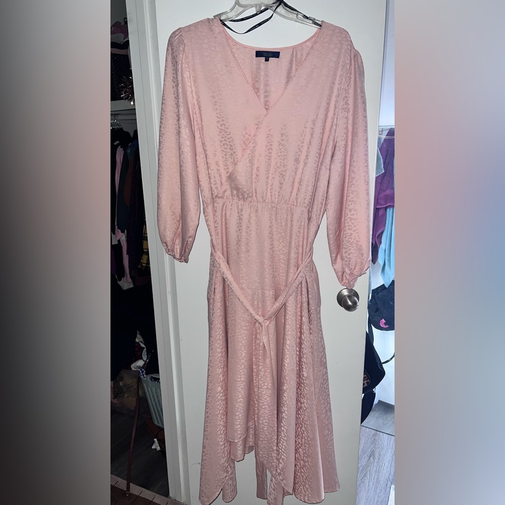 RACHEL Rachel Roy Blush Textured Dress